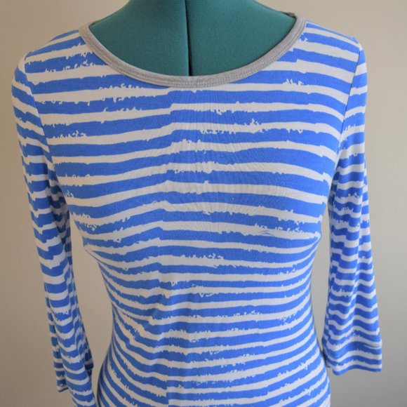 Bodycon Stretch Tight Striped Zebra Mini Dress - Picture 2 of 8